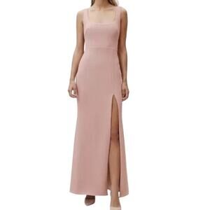 NWT BHLDN Anthropologie Plus Adena Square Neck Bridesmaid Maxi Dress